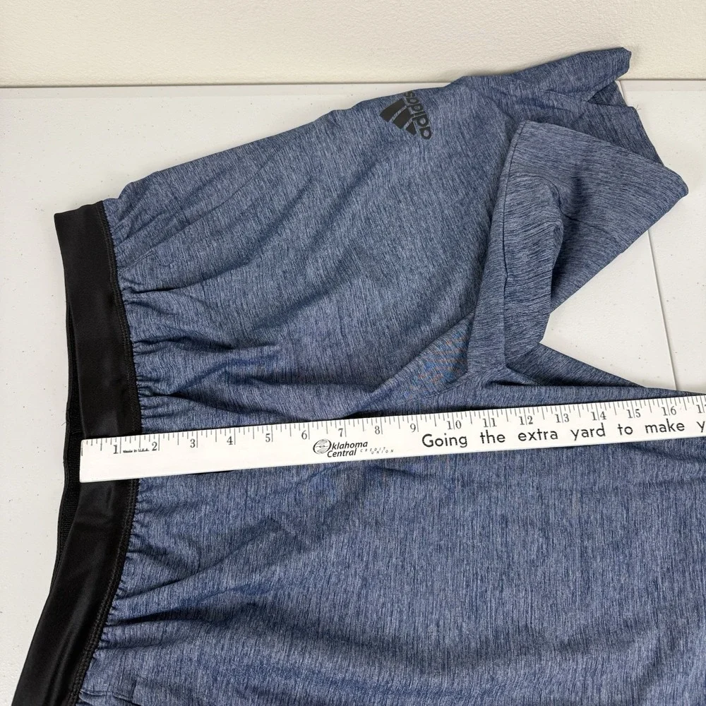Adidas Mens XS Axis Woven 3.0 Shorts Blue Heathered Training Athletic Gym HG6565